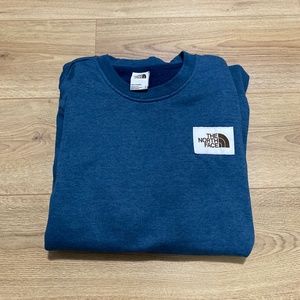 The North Face Blue Crewneck Long Sleeve Sweater